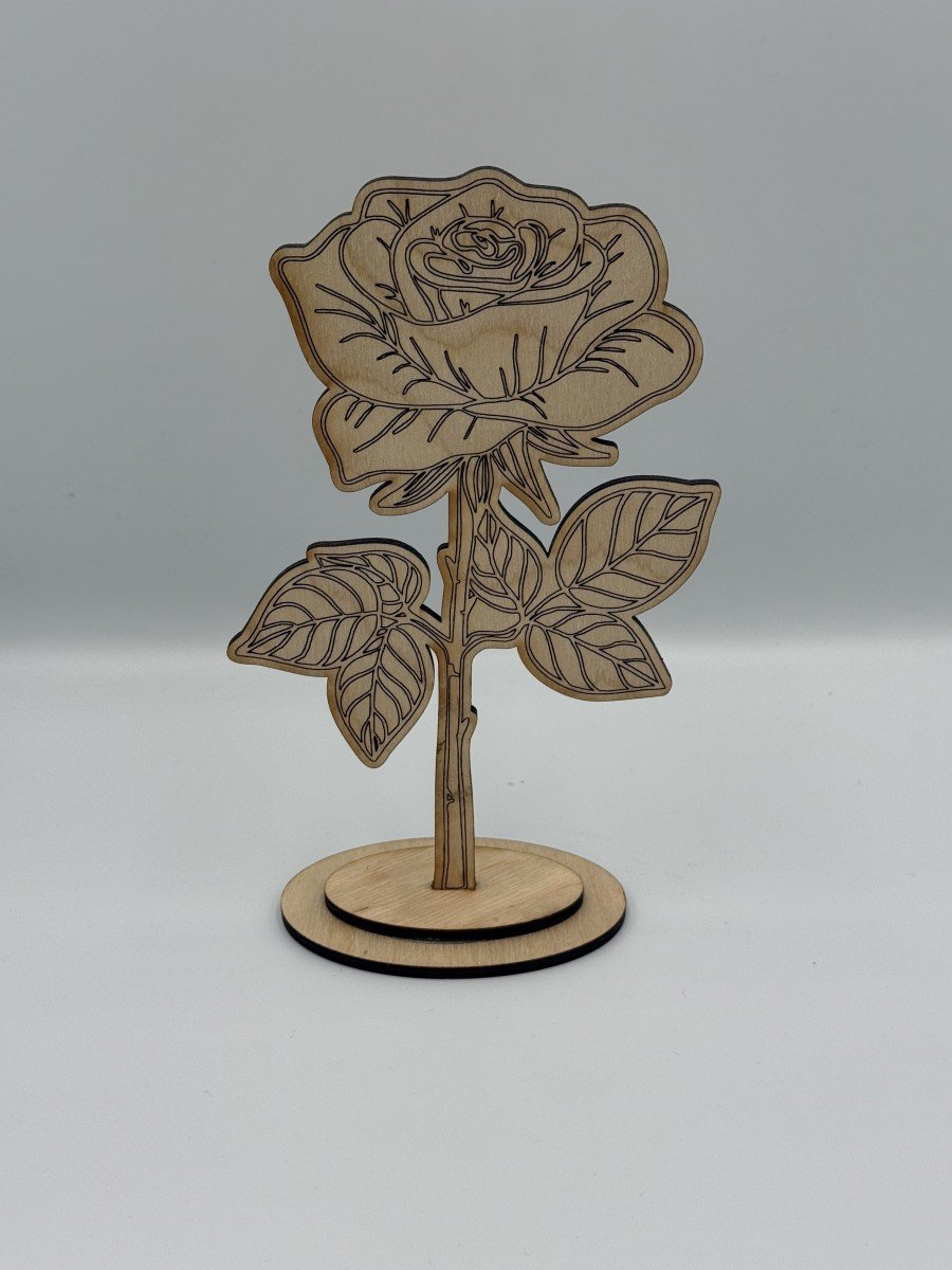 Sklejka Brzozowa – Drewno – 3 mm – 17 cm × 10 cm × 6 cm – Wzór 3