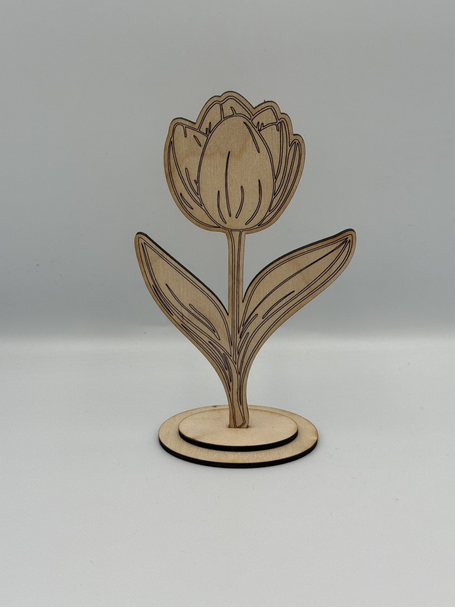 Sklejka Brzozowa – Drewno – 3 mm – 17 cm × 10 cm × 6 cm – Wzór 2