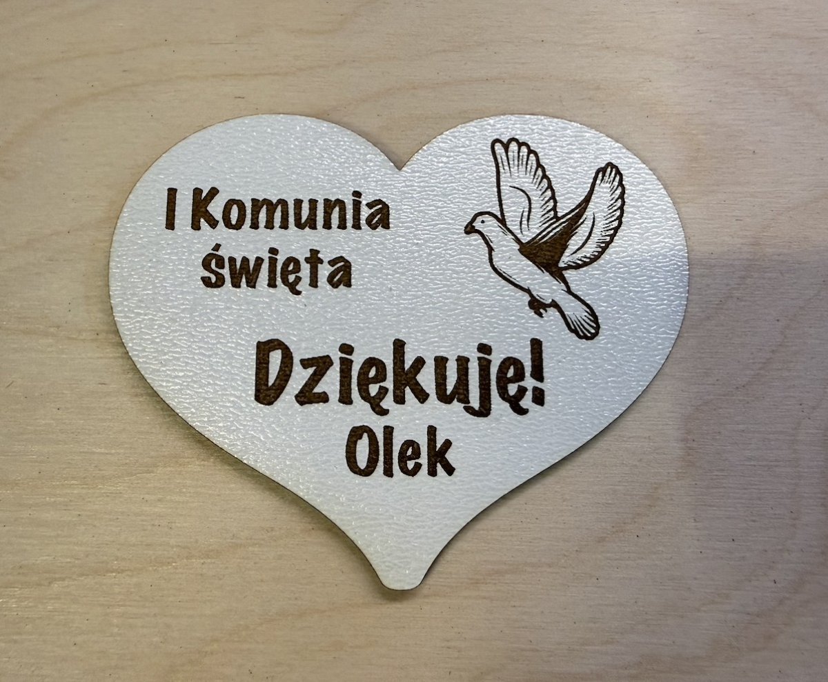 Płyta HDF – Biały jednostronny – 3 mm – 6,5 cm × 8 cm × 0,3 cm – Wzór 14